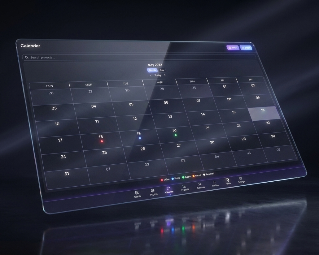 A smarter calendar built for creatives.